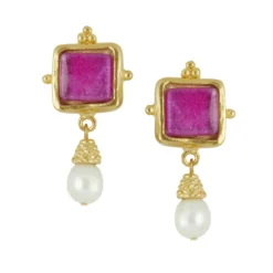 Madeline Pearl Drop Earrings