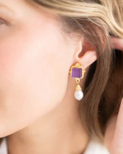 Madeline Pearl Drop Earrings