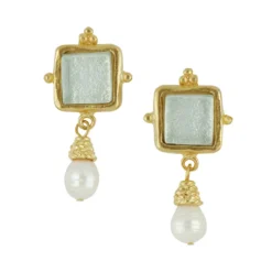 Madeline Pearl Drop Earrings