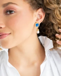 Madeline Pearl Drop Earrings