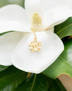 Magnolia Paperclip Necklace