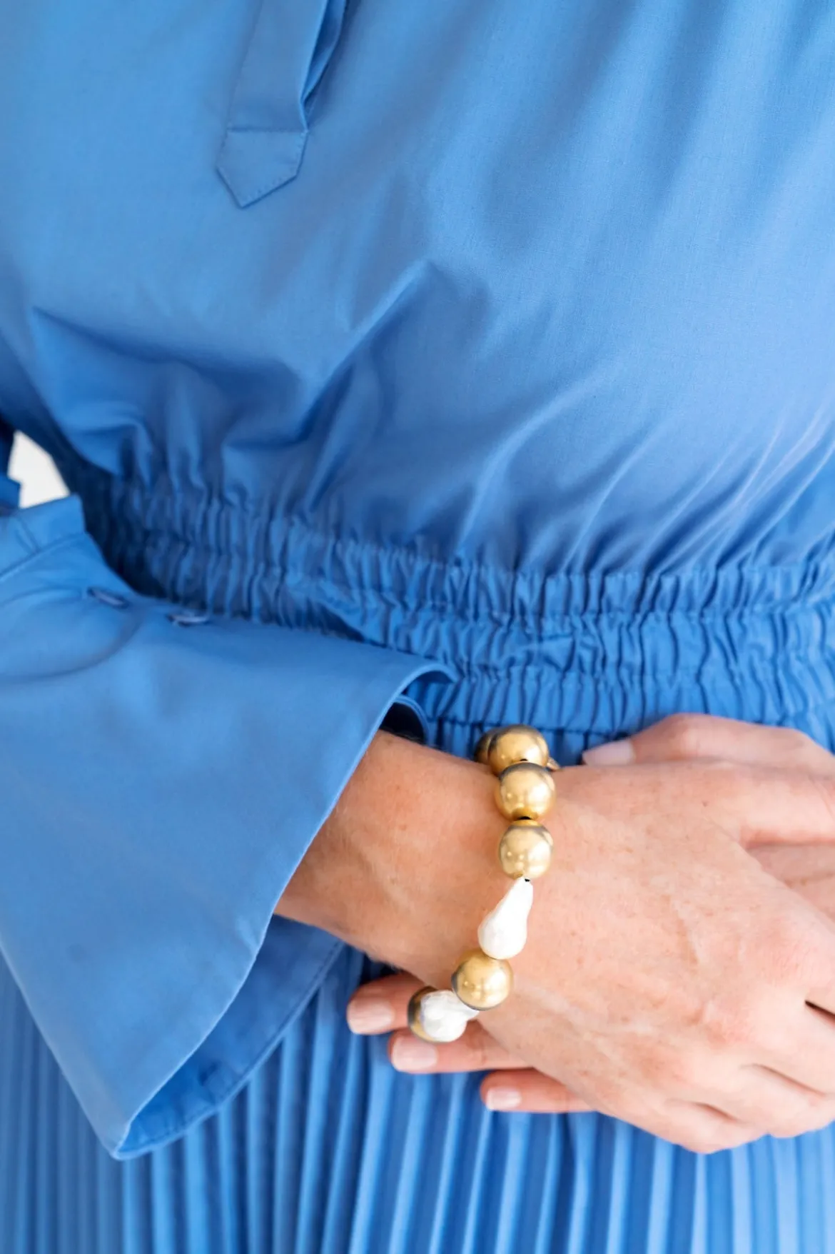 Margaret Baroque Pearl Bracelet
