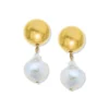 Margaret Baroque Pearl Drop Earrings
