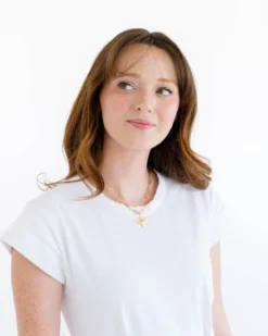 Medium Longhorn Paperclip Necklace