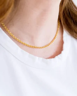 Mini Double Link Chain Necklace