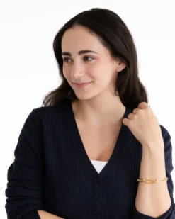 Mixed Link Paperclip Bracelet