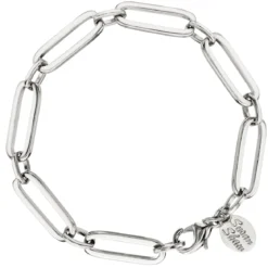 Mixed Link Paperclip Bracelet