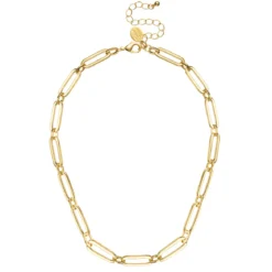 Mixed Link Paperclip Necklace