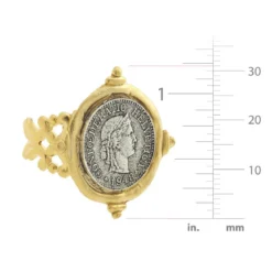 Mixed Metal Coin Ring
