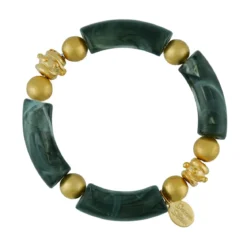 Olive Green Charleston Bracelet