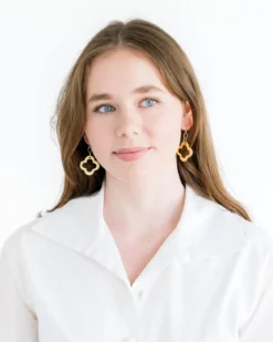 Open Clover Earrings