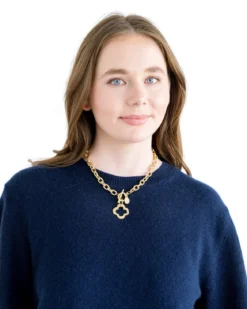 Open Clover Toggle Necklace