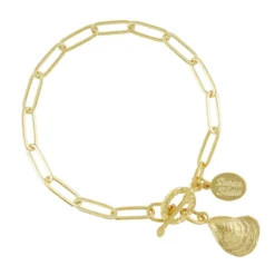 Oyster Paperclip Bracelet