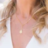 Oyster Paperclip Necklace