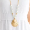 Oyster Sea Glass Necklace