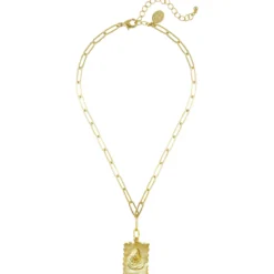Oyster Stamp Necklace
