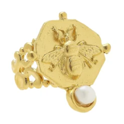 Pearl Bee Ring