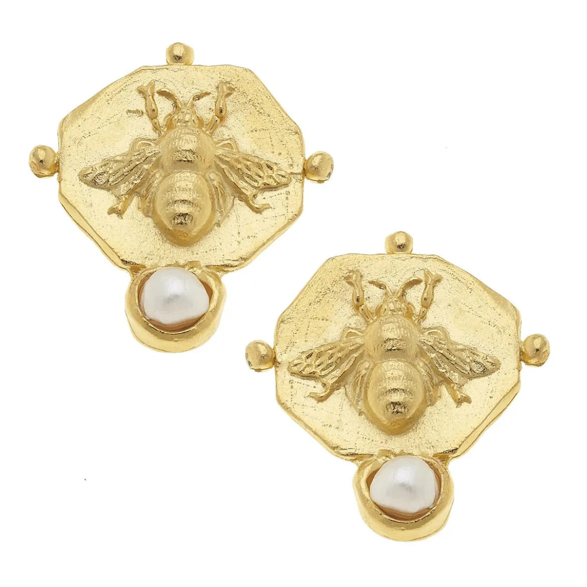 Pearl Bee Studs