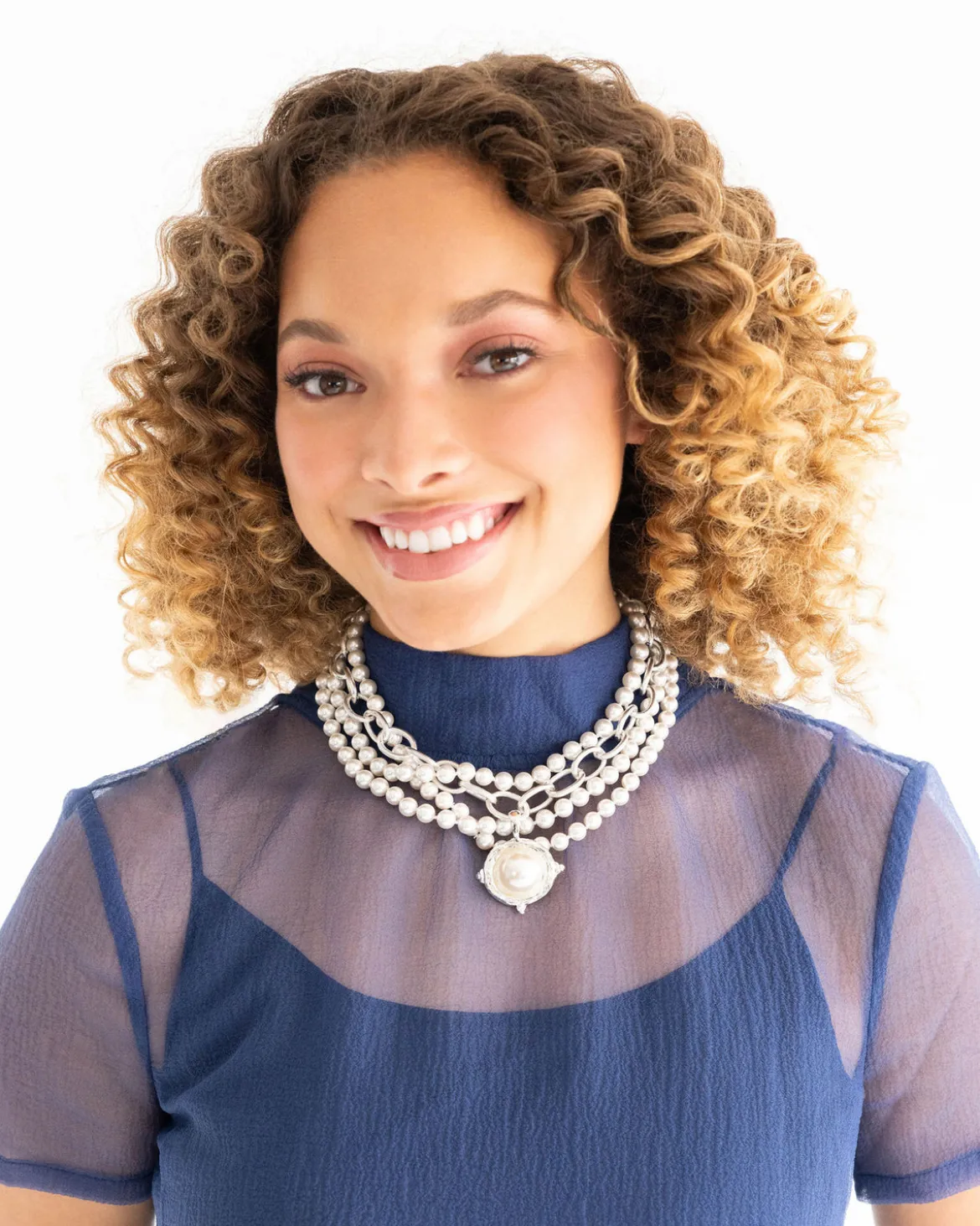 Pearl Cab Multi-Strand Pearl Necklace