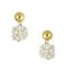 Pearl Cluster Drop Margaret Earrings