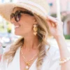 Pearl Cluster + Heart Toggle Necklace