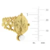 Pearl Fleur De Lis Ring