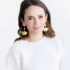 Pearl Ginkgo Earrings