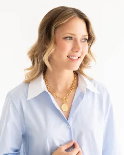 Peruvian Coin Toggle Necklace