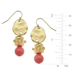 Pink Coral Bentley Earrings