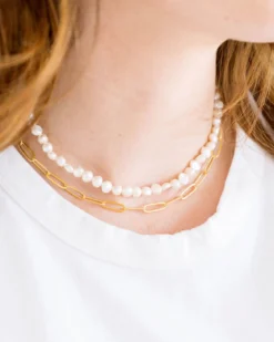 Piper Paperclip Necklace