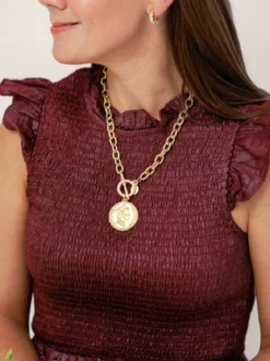 Queen Elizabeth Coin Necklace