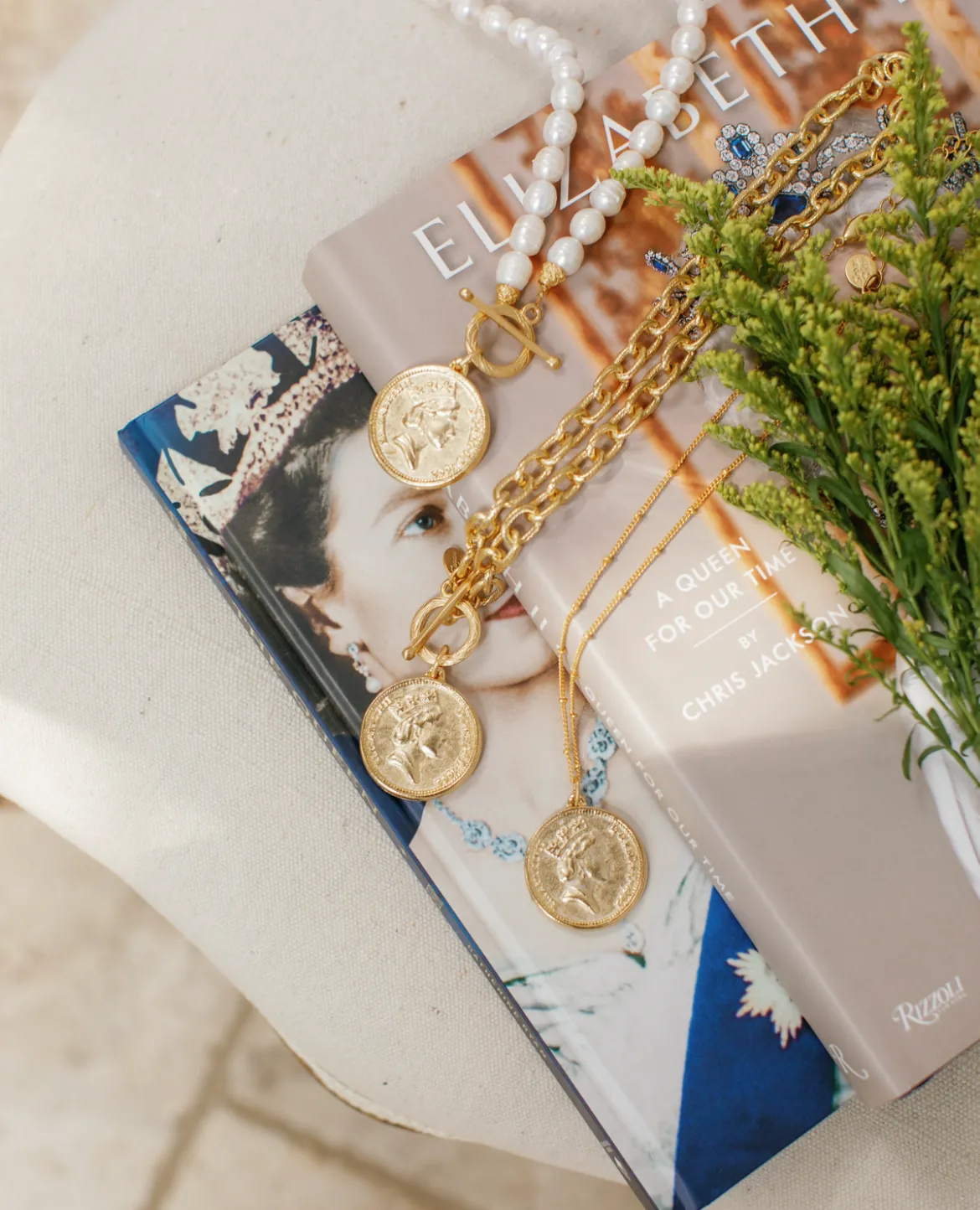 Queen Elizabeth Coin Necklace