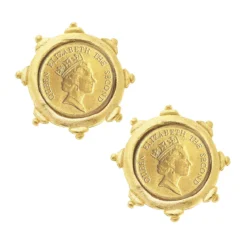 Queen Elizabeth II Coin Studs