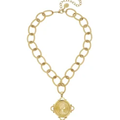 Queen Elizabeth II Regina Necklace