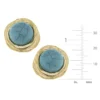 Round Turquoise Studs