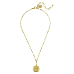 Sand Dollar Paperclip Necklace