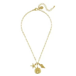 Sand & Sea Paperclip Necklace
