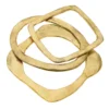 Set of 3 Hammered Bangles