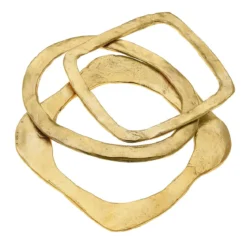 Set of 3 Hammered Bangles
