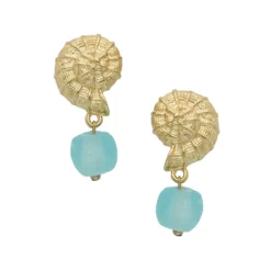 Shell Drop Earrings
