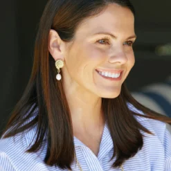 Shell Drop Earrings