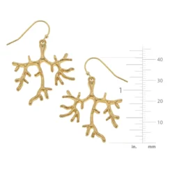 Small Coral Earrings