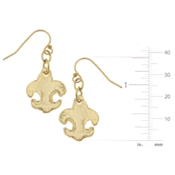 Small Fleur-de-lis Earrings