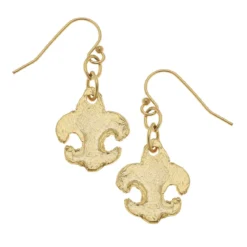 Small Fleur-de-lis Earrings