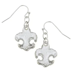 Small Fleur-de-lis Earrings