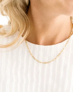 Small Paperclip Necklace