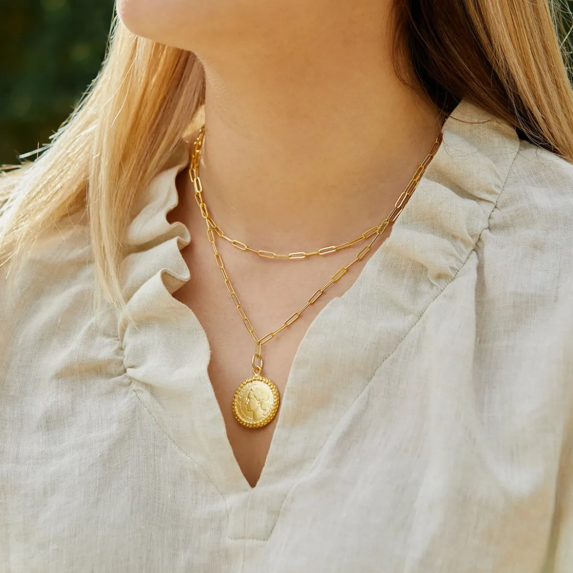 Small Paperclip Necklace