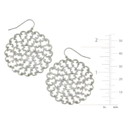 Small Round Filigree Earrings