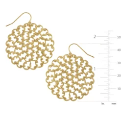 Small Round Filigree Earrings