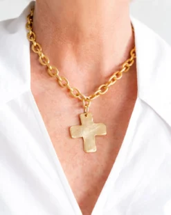 Solid Cross Necklace